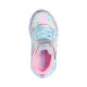 Skechers Lighted Unicorn Gore & Strap W/ Multi Heart Print Upper